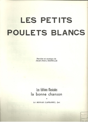 Picture of Les petits poulets blancs, Jean-Paul Riopelle