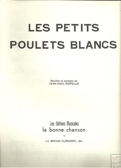 Picture of Les petits poulets blancs, Jean-Paul Riopelle