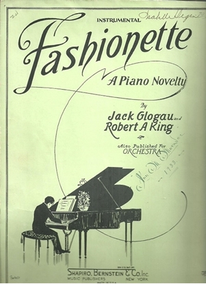Picture of Fashionette, Jack Glogau & Robert A. King, piano solo