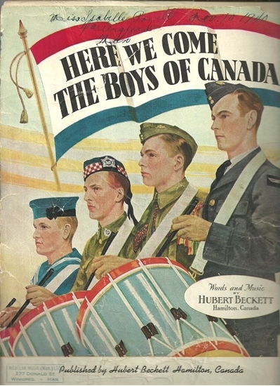 Picture of Here We Come the Boys of Canada, Hubert Beckett
