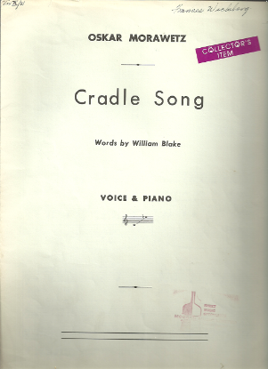 Picture of Cradle Song, Oscar Morawetz