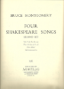 Picture of Four Shakespeare Songs Second Set, Bruce Montgomery