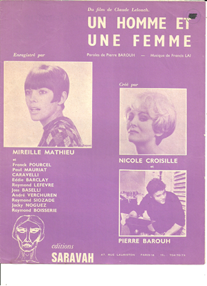 Picture of Un homme et une femme, A Man and a Woman, Pierre Barouth & Francis Lai