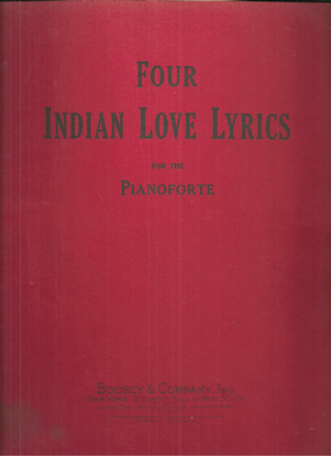 Picture of Four Indian Love Lyrics, Amy Woodforde-Finden, transcr. for piano solo