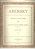 Picture of Fugue on a Russian Theme Op. 34 No. 6, A. Arensky, piano duet