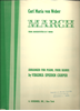 Picture of March from Konzertstuck in f minor, Carl Maria von Weber, arr. Virginia Carper, piano duet 
