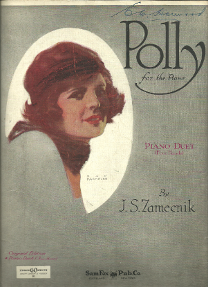 Picture of Polly, J. S. Zamecnik, piano duet 