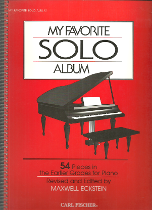 Picture of My Favorite Solo Album, ed. Maxwell Eckstein, piano solo 