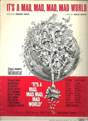Picture of It's a Mad Mad Mad Mad World, movie title song, Ernest Gold & Mack David