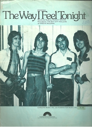 Picture of The Way I Feel Tonight, Harvey Shield, recorded by The Bay City Rollers