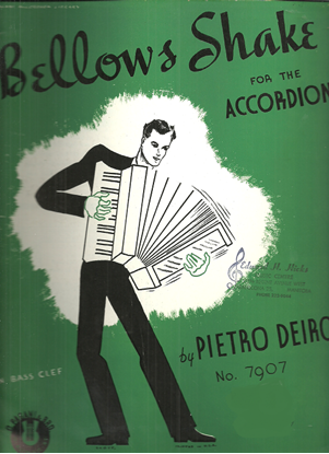 Picture of Bellows Shake for the Accordion, Pietro Deiro