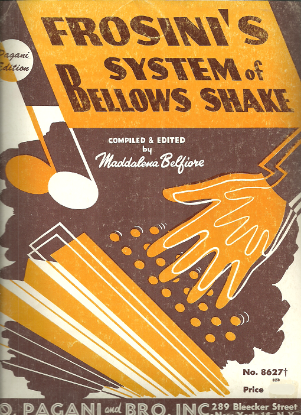 Picture of Frosini's System of Bellows Shake, ed. Maddalena Belfiore