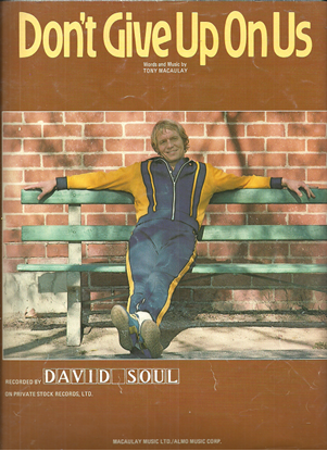 Picture of Don't Give Up on Us, Tony MacAulay, recorded by David Soul