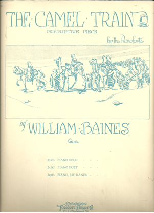 Picture of The Camel Train, William Baines, piano solo