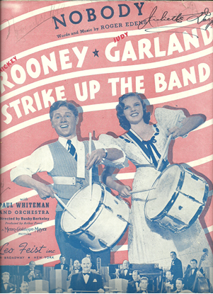 Picture of Nobody, from movie "Strike Up the Band", Roger Edens, sung by Judy Garland
