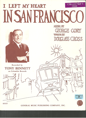 Picture of I Left My Heart in San Francisco, George Cory & Douglass Cross, recorded by Tony Bennett