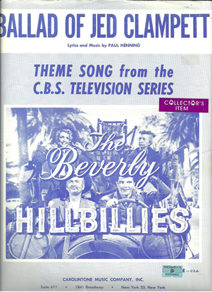 Picture of Ballad of Jed Clampett, theme from "The Beverly Hillbillies", Paul Henning, recorded by Flatt & Scruggs