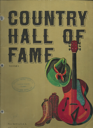 Picture of Country Hall of Fame Vol. 1, Hill and Range Songs