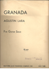 Picture of Granada, Fantasia Espanola, Agustin Lara, arr. Vahdah Olcott Rickford, guitar solo