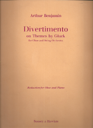 Picture of Arthur Benjamin, Divertimento on Themes by Gluck, oboe & piano 