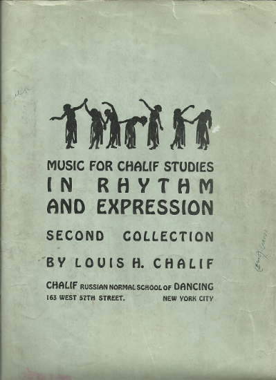 Picture of Music for Chalif Studies in Rhythm & Expression Book 2, Louis H. Chalif, piano solo dance accompaniment 