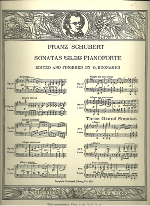 Picture of Franz Schubert, Piano Sonata Opus 53 in D Major