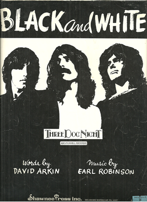 Picture of Black and White, David Arkin & Earl Robinson, recorded by Three Dog Night