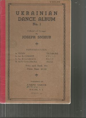 Picture of Ukrainian Dance Album No. 1, arr. Joseph Snihur, violin 