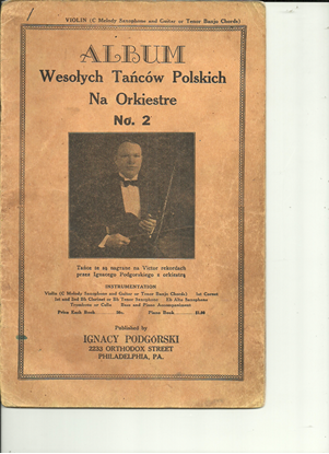Picture of Polish Dance Album No.  2, arr. Ignacy Podgorski, violin songbook