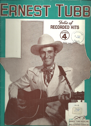Picture of Ernest Tubb, Folio of Recorded Hits Number 4