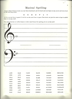 Picture of Sutor's Note Spelling Book, Adele Sutor, music theory workbook