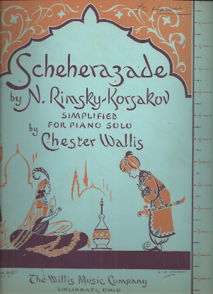 Picture of Scheherezade, N. Rimsky-Korsakov, arr. Chester Wallis, easy piano 