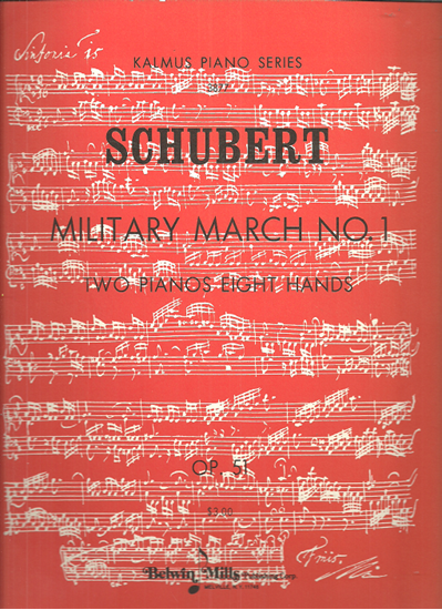 Picture of Military March Op. 51 No. 1, Franz Schubert, 2 piano 8 hands