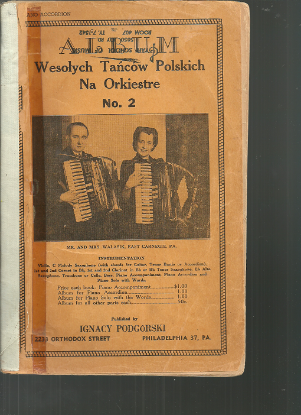 Picture of Polish Dance Album No.  2, arr. Ignacy Podgorski, accordion 