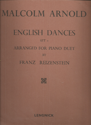 Picture of Malcolm Arnold, English Dances Set 1, arr. for piano duet by Franz Reizenstein,