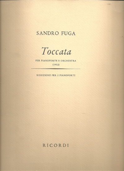 Picture of Sandro Fuga, Toccata for Piano & Orchestra, piano duo