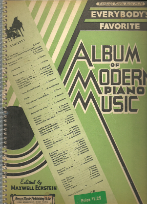 Picture of Everybody's Favorite Series No. 14 (1936 Edition), Album of Modern Piano Music, EFS14