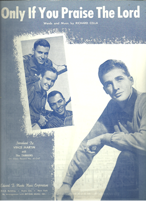 Picture of Only If You Praise the Lord, Richard Cella, recorded by Vince Martin & The Tarriers