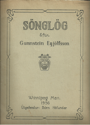 Picture of Songbook, Gunnstein Eyjolfsson, Icelandic Songs