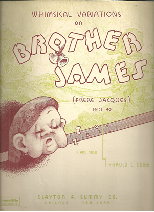 Picture of Whimsical Variations on Brother James (Freres Jacques), Harold C. Cobb