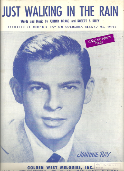 Picture of Just Walking In The Rain, Johnny Bragg & Robert S. Riley, recorded by Johnnie Ray