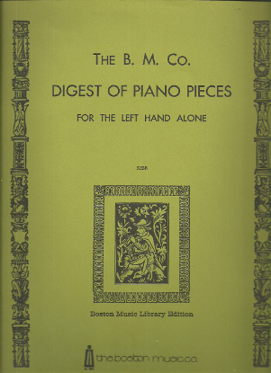 Picture of Boston Music Company Digest of Piano Pieces for the Left Hand Alone, ed. Felix Fox