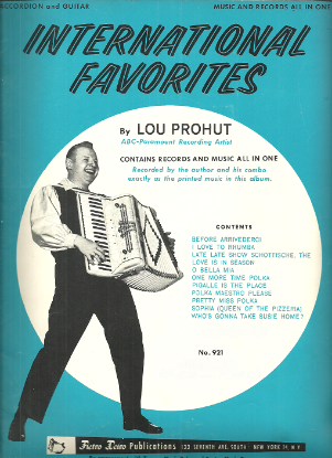 Picture of International Favorites, Lou Prohut, accordion 