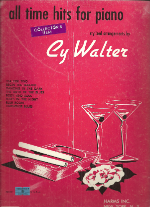 Picture of All Time Hits for Piano, stylized by Cy Walter
