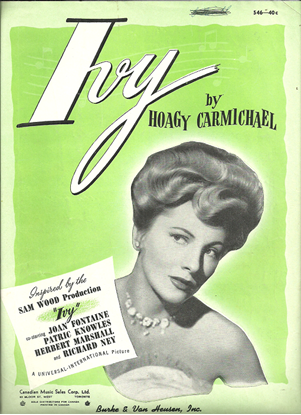 Picture of Ivy, movie title song, Hoagy Carmichael