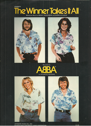 Picture of The Winner Takes it All, Benny Andersson & Bjorn Ulvaeus, recorded by ABBA