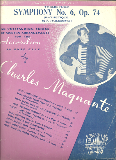 Picture of Symphony No. 6 Op. 74, P. Tschaikowsky, arr. Charles Magnante, accordion solo 