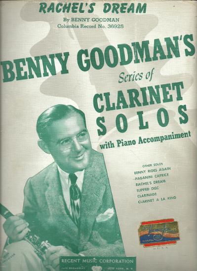 Picture of Rachel's Dream, composed and recorded by Benny Goodman