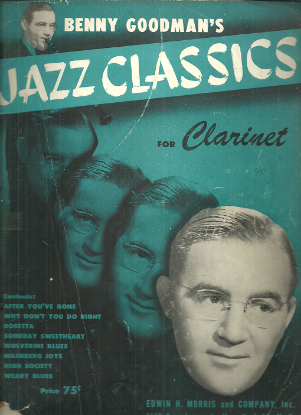 Picture of Benny Goodman Jazz Classics, clarinet 