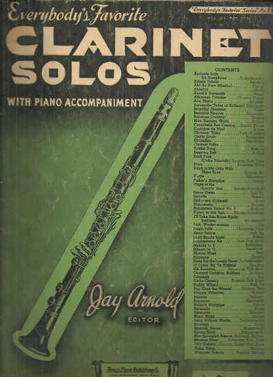 Picture of Everybody's Favorite Series No. 28, Clarinet Solos, EFS28